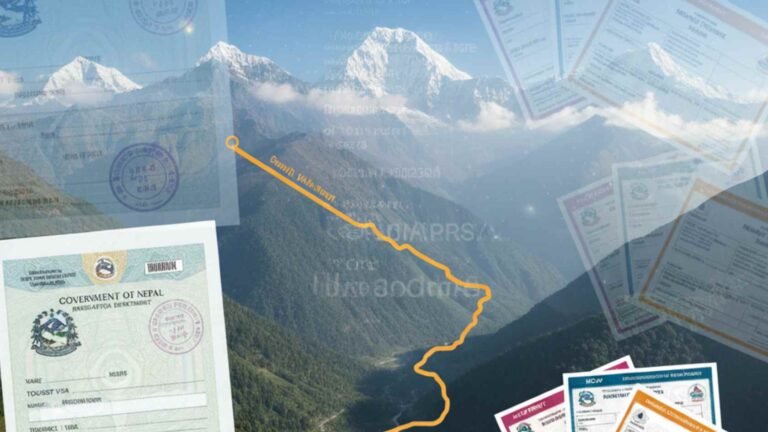 manaslu trek permit 2025