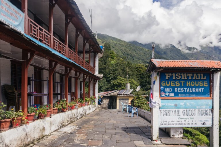 Ghandruk Road Reopens One-Way After Modi River Flood Washed Away Two Restaurants at Syauli Bazaar